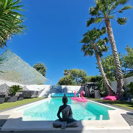 Maison Avec Piscine Privee Chauffee 9x4m Clim Tv Grand Ecran Location Saisonniere De Ete Proche Et Centre Sud Montpellier *